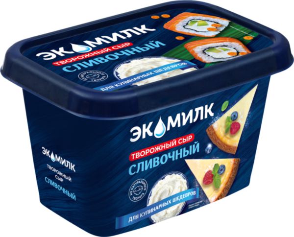 Сыр творожный Экомилк 60%, 350г