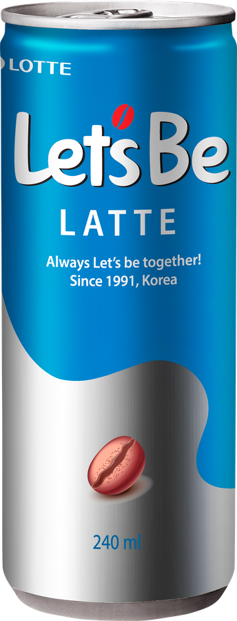 Напиток кофейный LOTTE Let's Be Latte, 0.24л