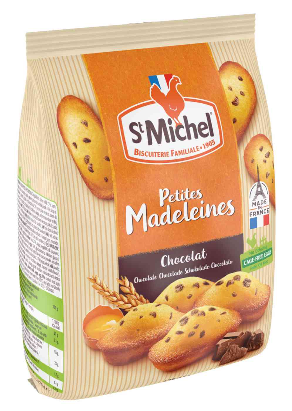 Пирожное бисквит St. Michel с кусочками шоколада, 175г