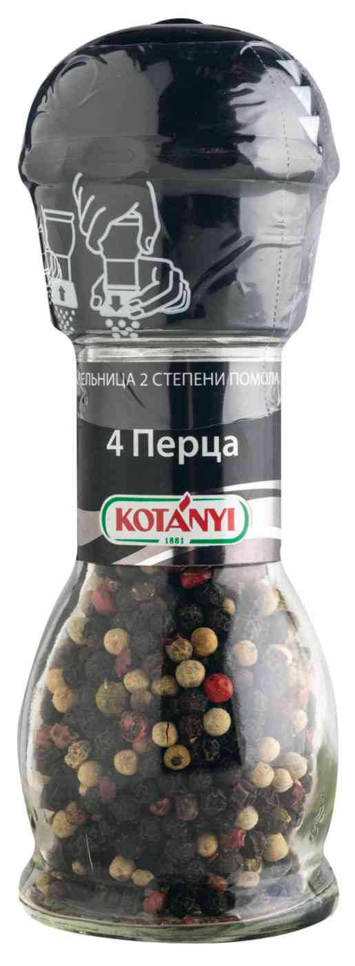 Смесь 4 перца Kotanyi, мельница, 35г