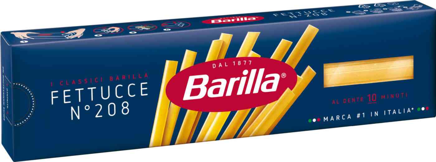 Макаронные изделия Barilla Феттучче №208 из твёрдых сортов пшеницы, 400г