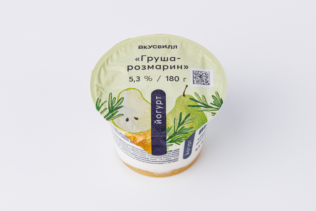 Йогурт "Груша-розмарин" 5,3%