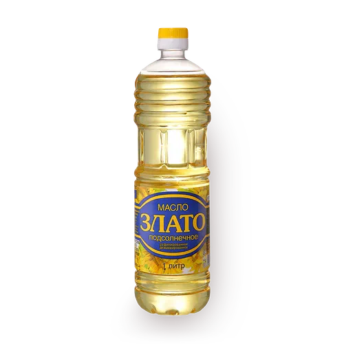 Масло подсолнечное «Злато» рафинированное