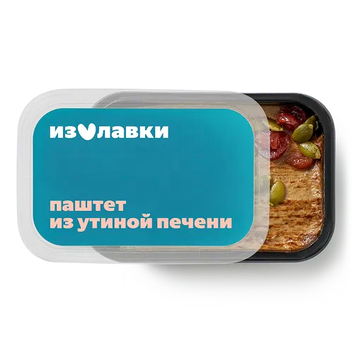 Паштет с утиной печенью «Из Лавки» запечённый