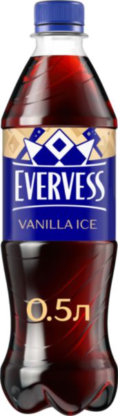 Газированный напиток Evervess Cola Vanilla Ice кола со вкусом Ванильного мороженого, 0,5л