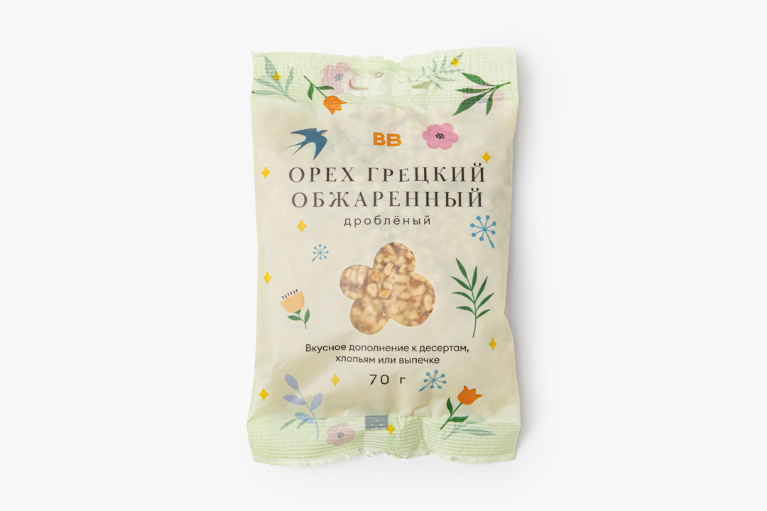 Орех грецкий обжаренный дробленый