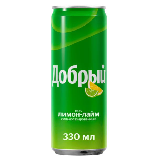Напиток Добрый Лимон-Лайм, 0,33л