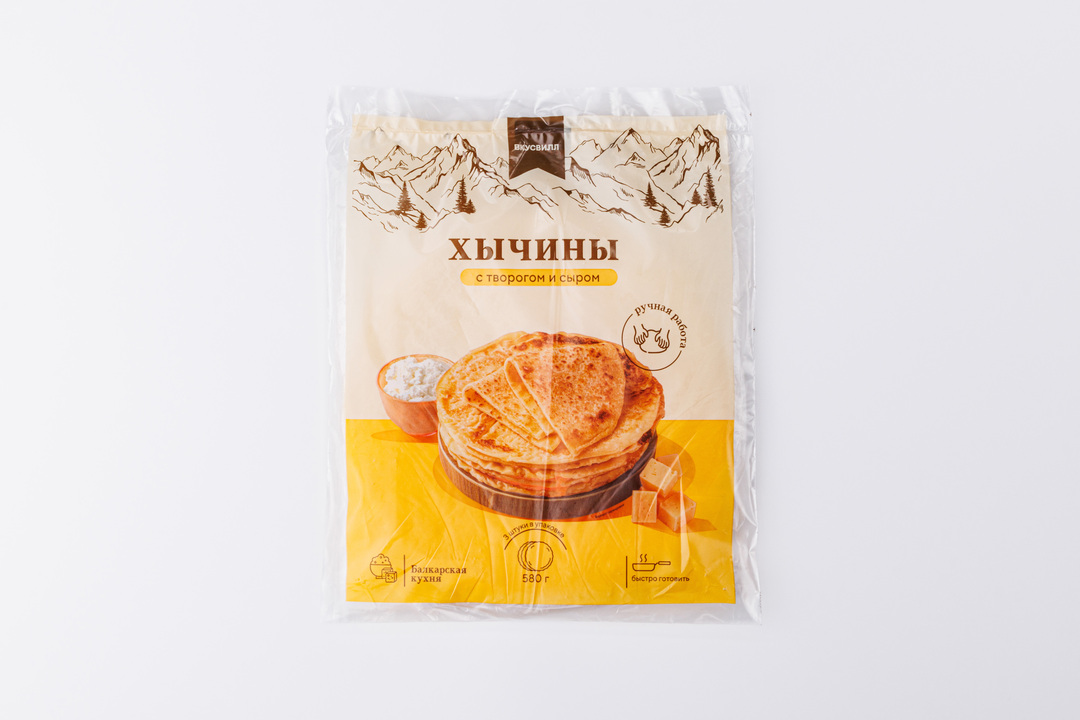 Хычины с творогом и сыром, зам.