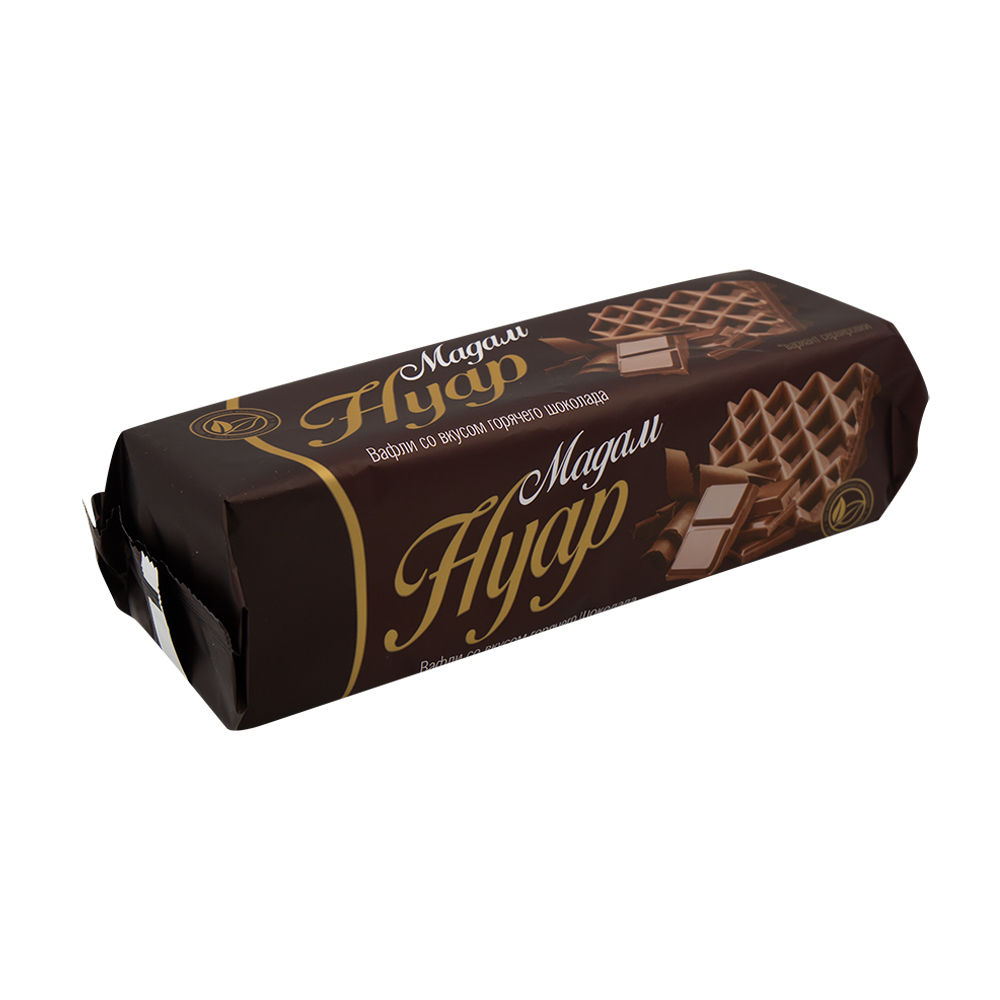 Вафли КФ Саратовская Мадам Нуар со вкусом горячего шоколада, 170г