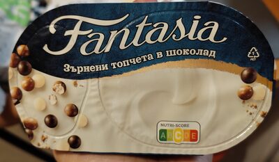 Fantasia шоколадови топчета 100g.danone