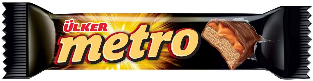 Батончик Ulker Metro с карамелью нугой и молочным шоколадом, 40г