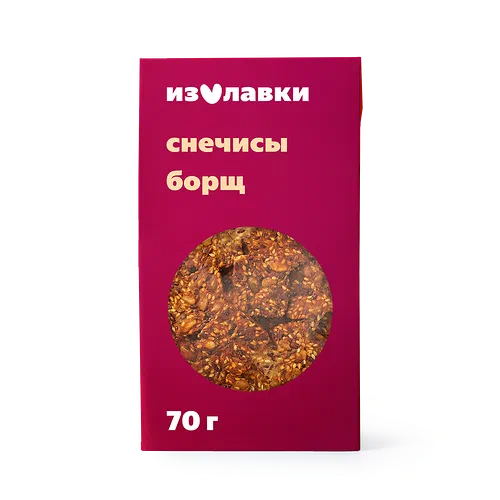 Снеки-хлебцы снечисы «Из Лавки» со вкусом кубанского борща без добавления сахара и без глютена