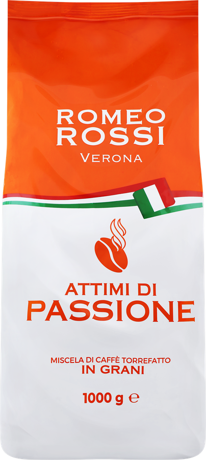 Кофе зерновой ROMEO ROSSI Caffe Attimi Di Passione, 1кг