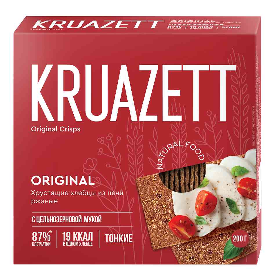 Хлебцы тонкие ржаные Croisette, 200г
