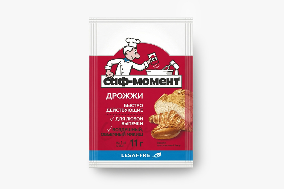 Дрожжи хлебопекарные Саф-Момент сухие быстродействующие 11 г / Супермаркет