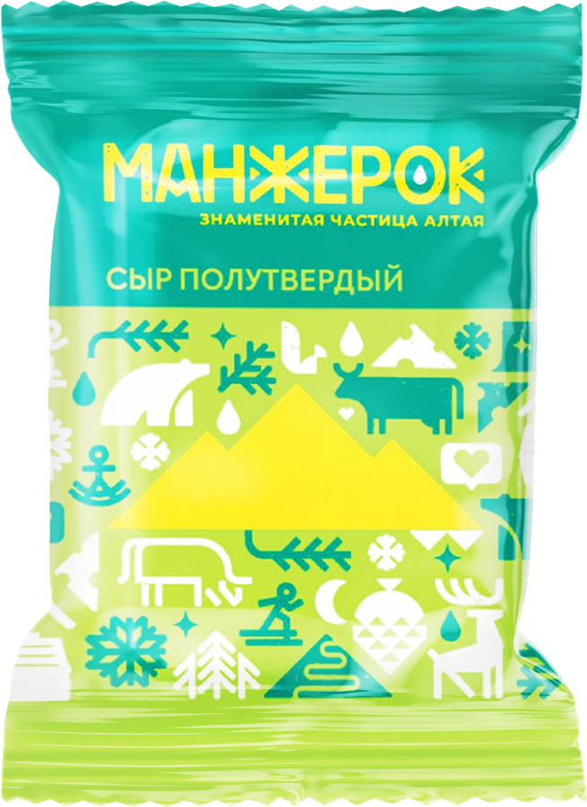 Сыр ЧАСТИЦА АЛТАЯ Манжерок 50%, без змж, 180г
