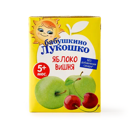 Сок «Бабушкино лукошко» яблоко-вишня с 5 месяцев