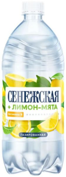 Напиток Сенежская Лимон-мята газированный, 1л
