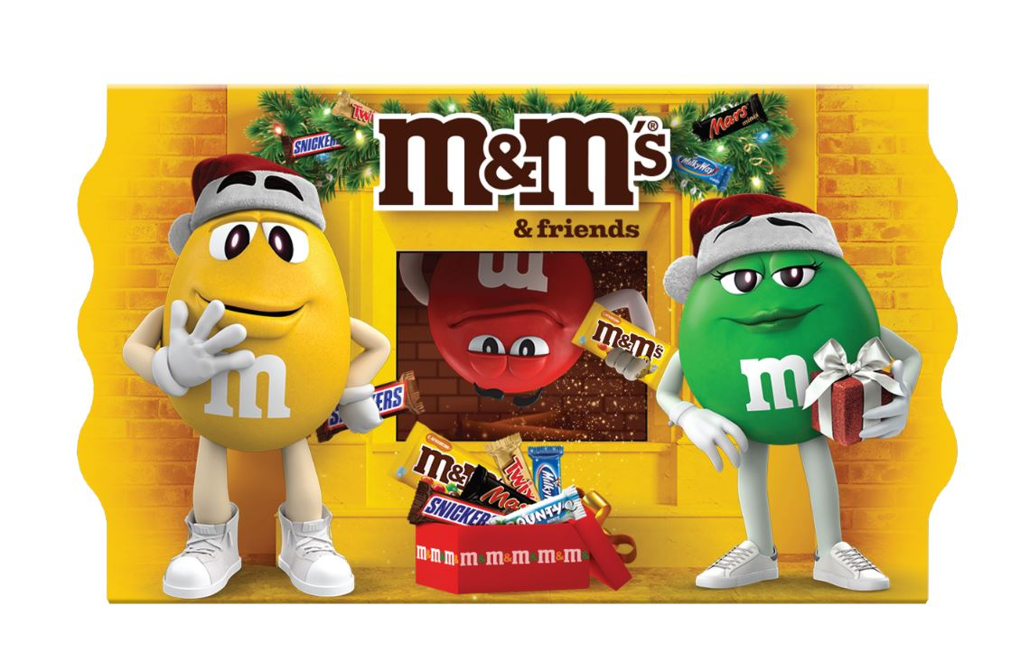 Набор конфет подарочный M&M's Камин, 394г